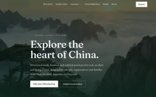 Small redacted screenshot of the journey website