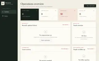 Small redacted screenshot of the internal operations